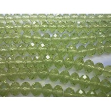 Chinese Crystal Rondelle 7mm x 10mm